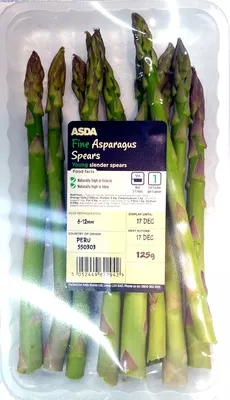 Fine Asparagus Spears Asda 125g, code 5052449622942