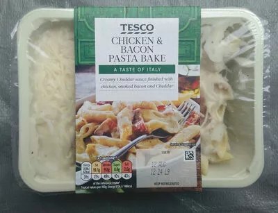 Chicken & bacon pasta bake Tesco , code 5052910080462