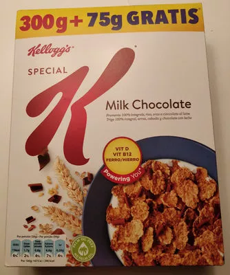 Cereales de desayuno con chocolate con leche Kellogg's 375g, code 5053827148702