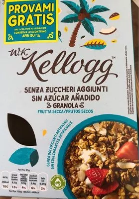 Sugar-free nutty granola Kellogg's 300 g, code 5053827188531