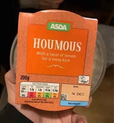 Houmous Asda , code 5054070481233