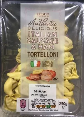 Italian Sausage And Ham Tortelloni Tesco , code 5054269296242