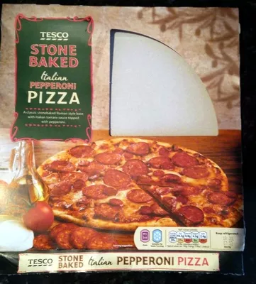 Stone Baked Pepperoni Pizza Tesco 290 g, code 5054402160942