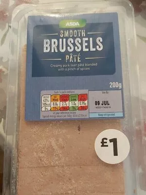 Smooth Brussels Pate Asda , code 5054781039457