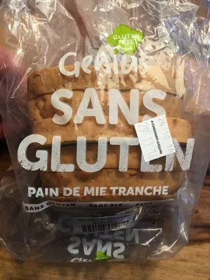 Pain de Mie Tranché Sans Gluten  Genius Foods Ltd. 400 g, code 5055203900980