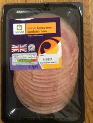 British honey roast sandwich ham Ocado , code 5055540007519