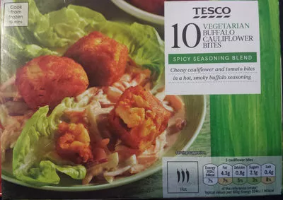 Vegetarian Buffalo  Cauliflower Bites Tesco 230 g, code 5057545473627