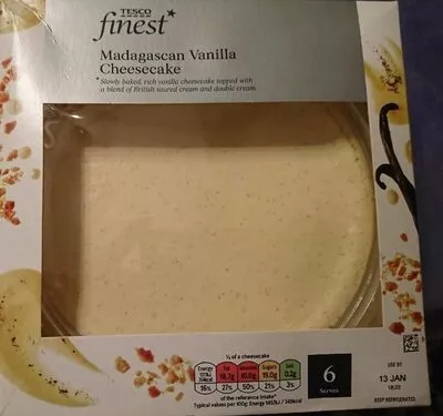 Tesco finest Madagascan vanilla cheesecake Tesco Finest , code 5057545864067