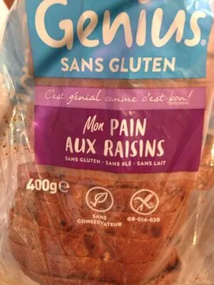 Pain aux raisins Genius 400 g, code 5060195908524