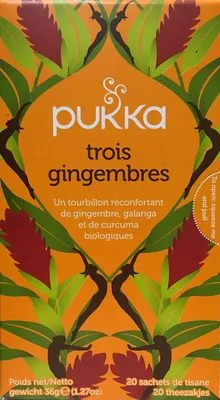 Trois Gingembres PUKKA 36 g (20 sachets), code 5060229013767