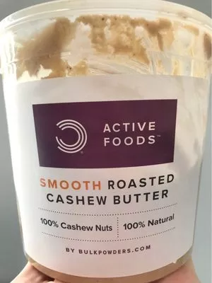 Active Foods - Smooth roasted cashew butter Bulk Powders , code 5060343740129