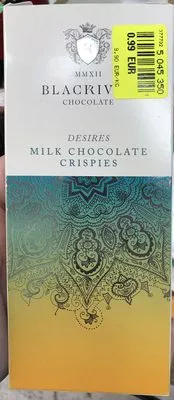 Desires Milk Chocolate Crispies Black River Chocolate 85 g, code 5060370240319