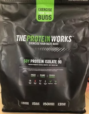 Proteína de soja vegana 90 (aislado) vainilla The Protein Works , code 5060455514519