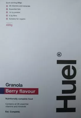 Huel Granola Fruits rouges Huel 420 g, code 5060495110542