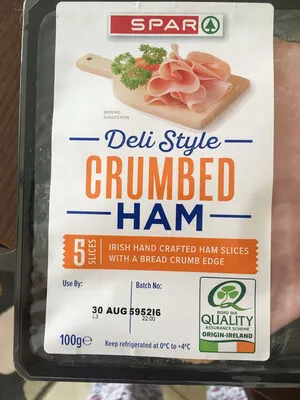 Deli Style Crumbed Ham Spar 100g, code 5099323102848