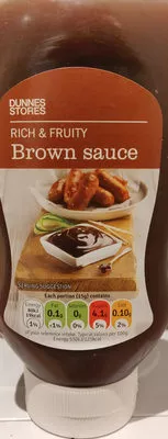 Brown sauce Dunnes Stores 550 g, code 5099874184737