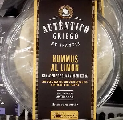 Hummus al Limón Auténtico Griego Ifantis 200 g, code 5201310004121