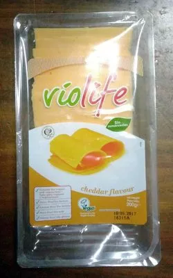 Cheddar flavour vegan cheese Violife 200 g, code 5202390015885