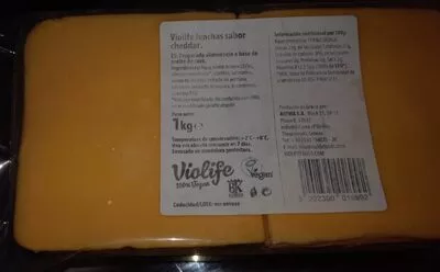 Violife lonchas sabor cheddar Violife 1 kg, code 5202390018992