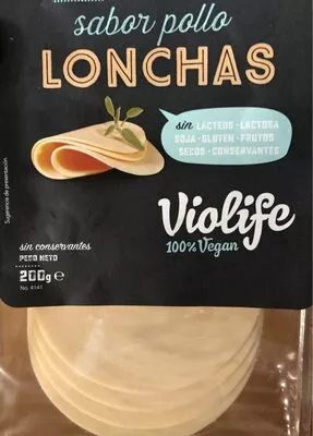 Lonchas sabor Pollo Violife 200 g, code 5202390019012