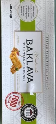 Baklava walnut and honey  240-260 g, code 5206263900025