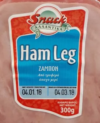 Ham leg Snack Atlantica , code 5290021000270