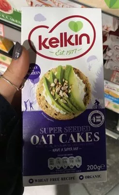 Super seeded OAT CAKES Kelkin 200 g, code 5397136002783