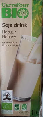 Soja drink nature Bio Carrefour, Carrefour Bio 1l, code 5400101011977