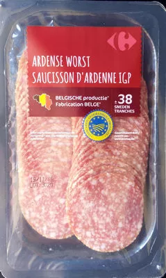 Saucisson d'ardenne Carrefour 150 g, code 5400101044517