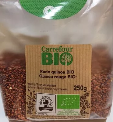 Quinoa rouge bio Carrefour, Carrefour Bio 250 g, code 5400101049598