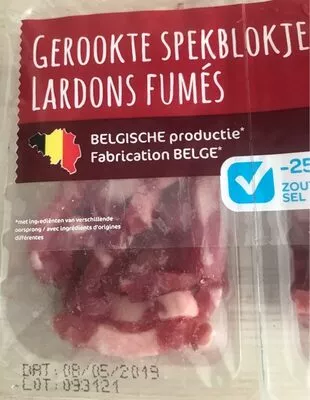 Lardons fumés Carrefour , code 5400101051829