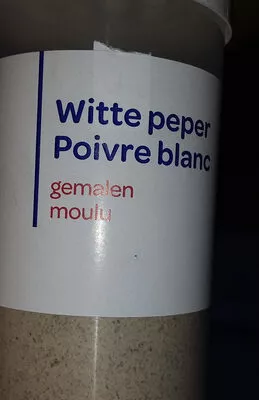 Poivre blanc moulu carrefour 100 g, code 5400101062955