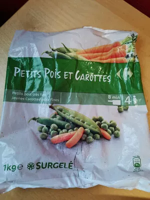 Petits Pois Très Fins Et Jeunes Carottes Carrefour 1 kg, code 5400101203990