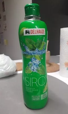 Sirop de menthe Delhaize 75 cl, code 5400111204888