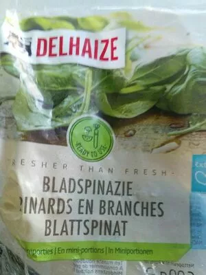 Épinards en branches Delhaize , code 5400111270128