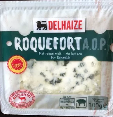 ROQUEFORT AOP Delhaize 100 g, code 5400112160800