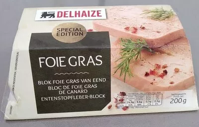 Foie gras de canard Delhaize , code 5400112222904