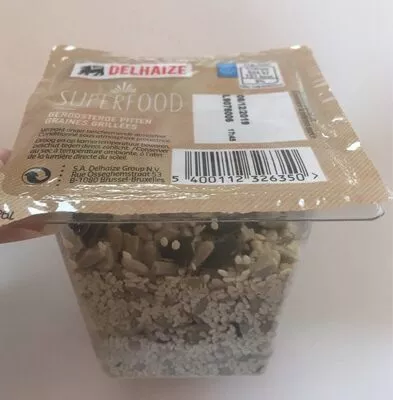 Graines grillees Delhaize 120g, code 5400112326350