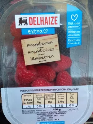 Framboises Delhaize , code 5400112327227