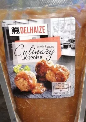 Sauces liégeoise delhaize 250ml, code 5400112535103