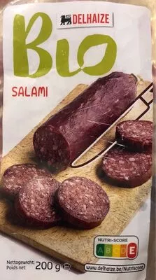 Salami bio Delhaize 200 g, code 5400112581100