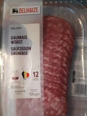 Saucisson gaumais Delhaize 100 g, code 5400112722916