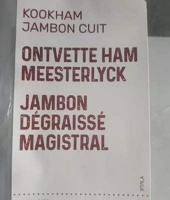 Jambon dégraissé magistral Delhaize 200 g e, code 5400112735503