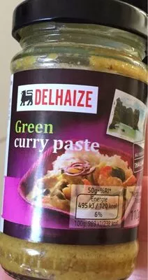 Green curry paste Delhaize 110 g, code 5400113013075