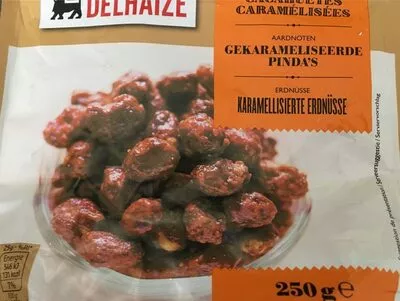 Cacahuètes caramélisées Delhaize 250 g, code 5400113530442