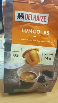 Lungo 05 café Capsules Delhaize 14 x, code 5400113568728