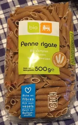 Penne rigate blé complet Delhaize 500 g, code 5400113591283