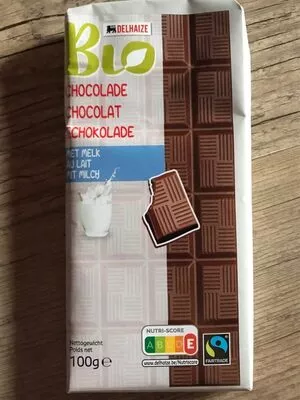 Chocolat au lait Delhaize 100 g, code 5400113643425