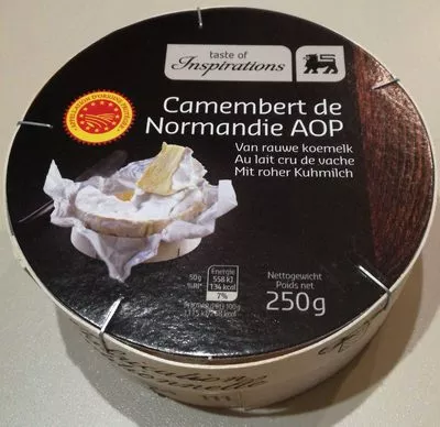 Camembert de Normandie AOP (20,2% MG) Delhaize 250 g, code 5400119012348