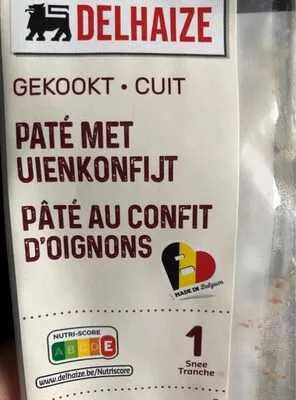 Pâté au confit d'oignons Delhaize 125g, code 5400119513784